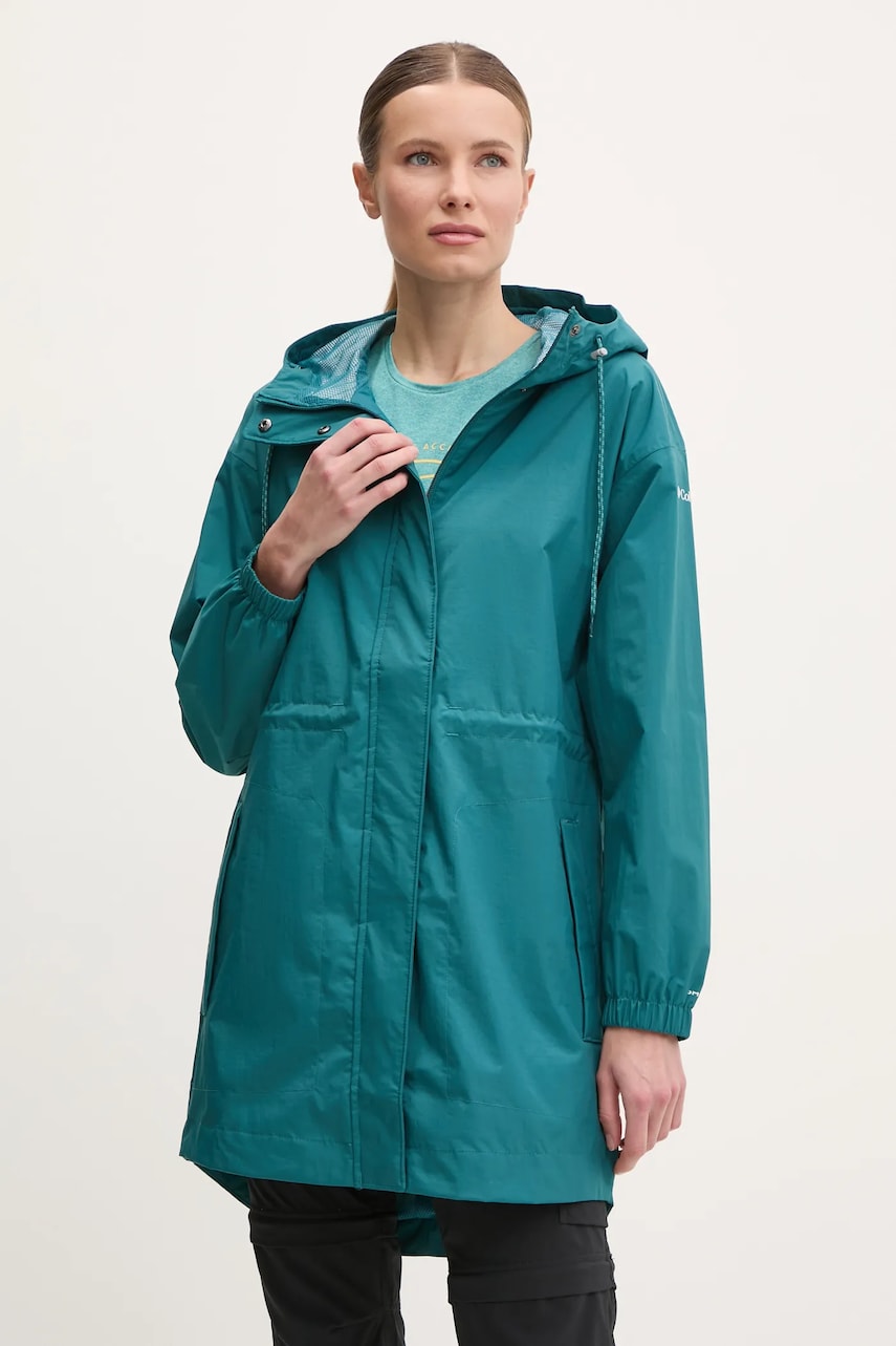 Columbia jachetă de exterior Splash Side II culoarea verde, 2116421 Columbia jachetă de exterior Splash Side II culoarea verde, 2116421