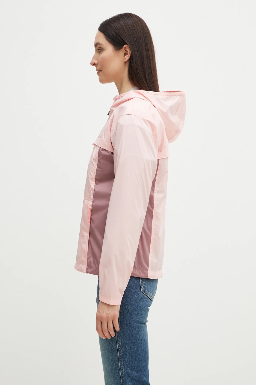Куртка outdoor Columbia Crested Canyon Windbreaker цвет розовый 2116481