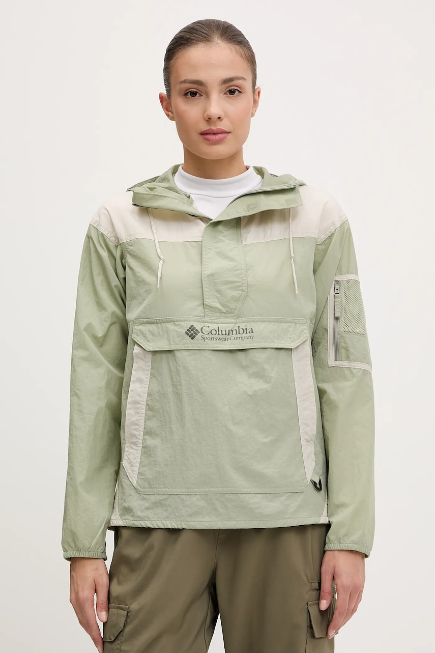 Columbia windbreaker Challenger II culoarea verde, 2116592 Columbia windbreaker Challenger II culoarea verde, 2116592