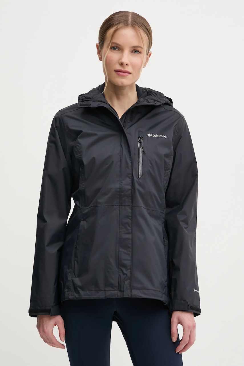 Columbia jachetă de exterior Pouring Adventure culoarea negru, 2117191