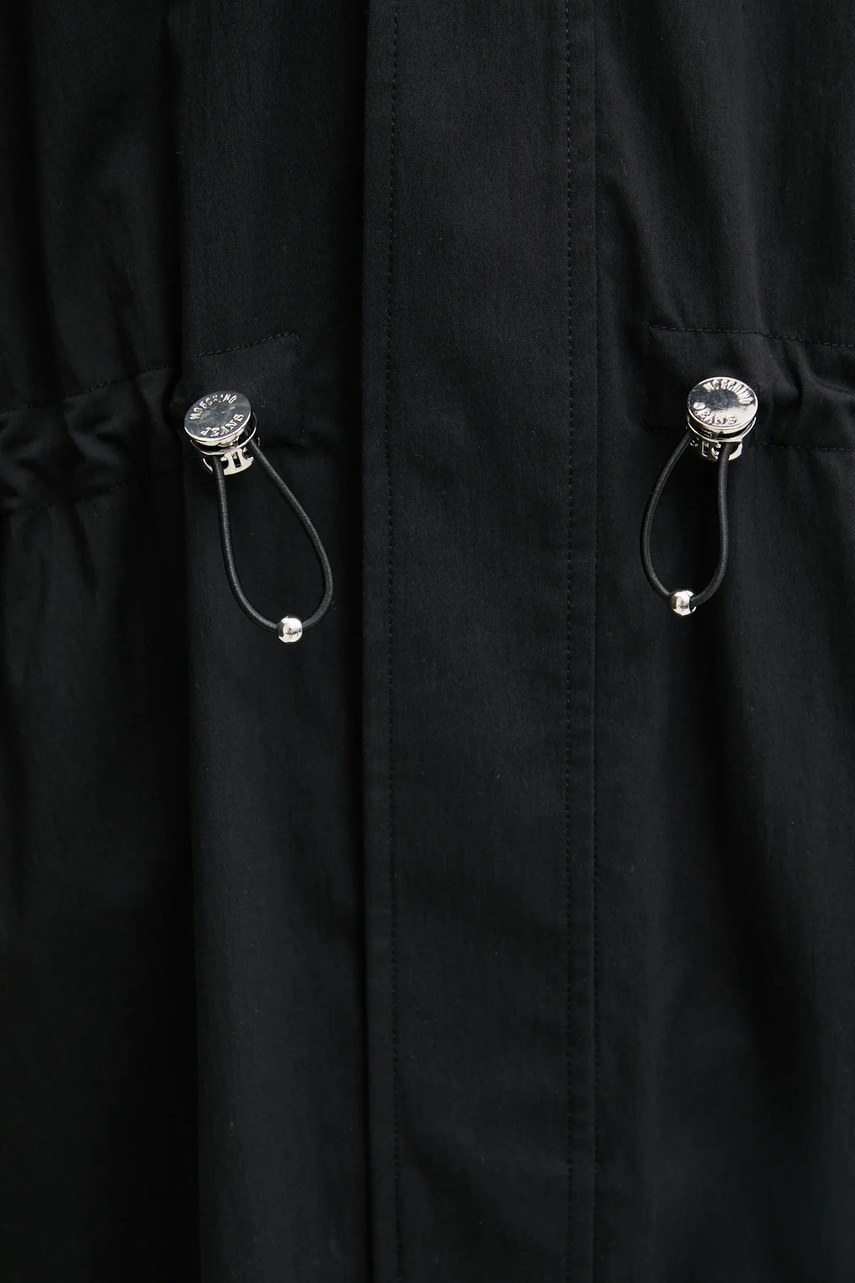 Παρκά Moschino Jeans χρώμα: μαύρο, 0609 3224 φωτογραφία