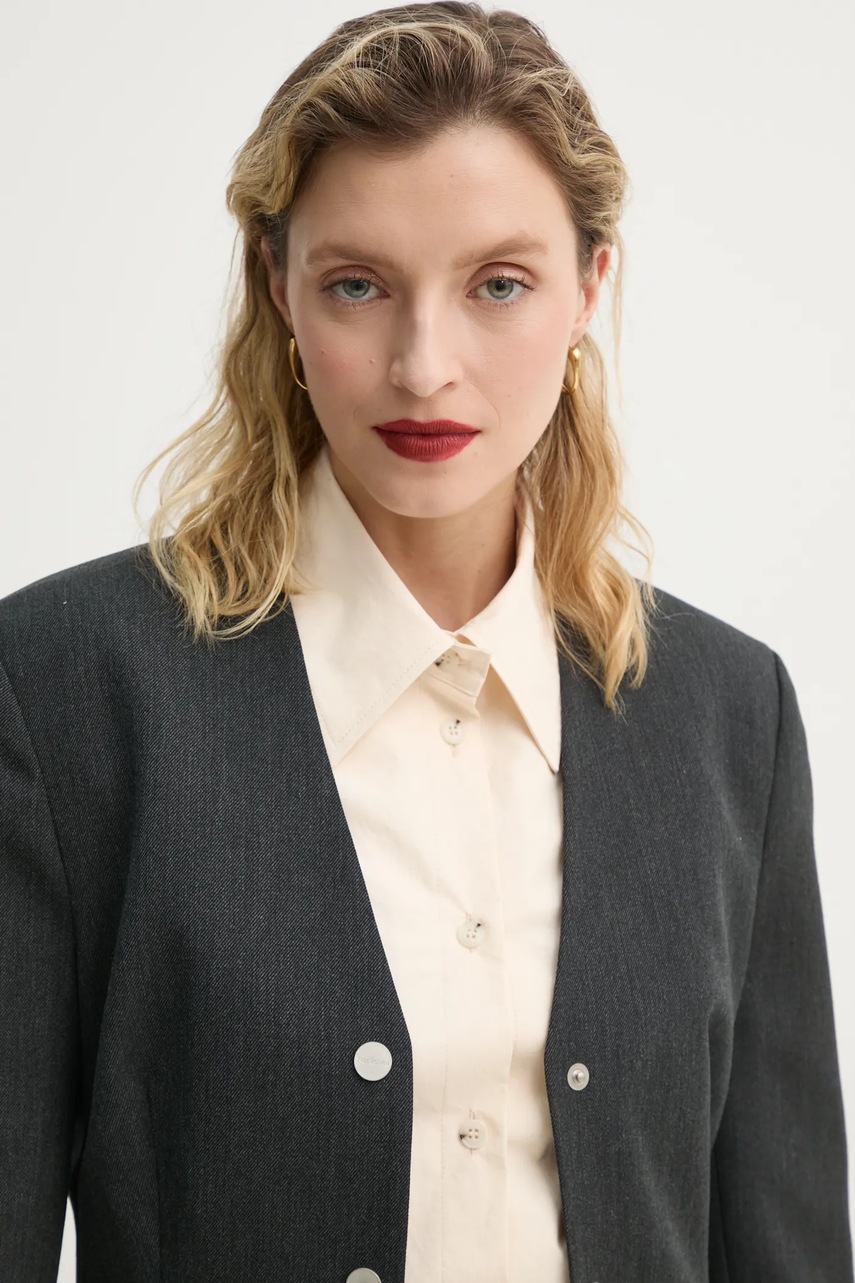 Μάλλινο σακάκι Nanushka LENKE φωτογραφία