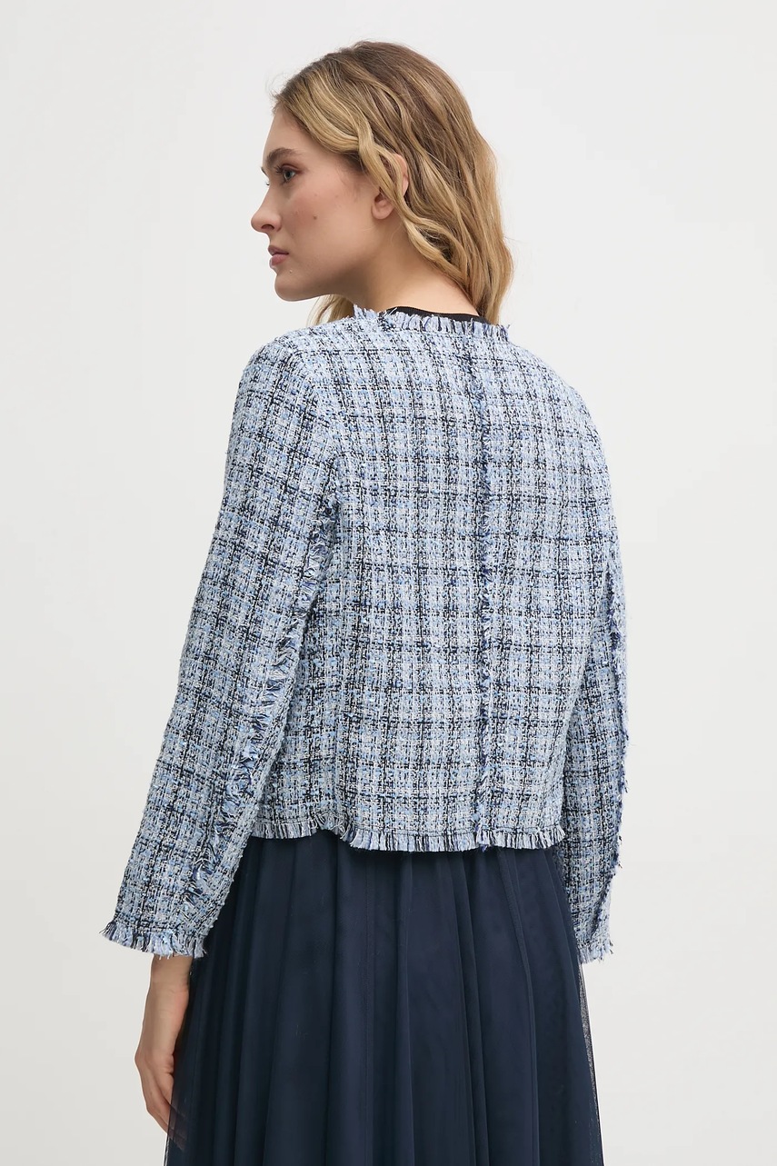 Μπουφάν Dkny χρώμα: μπλε, DJ4J6078 φωτογραφία