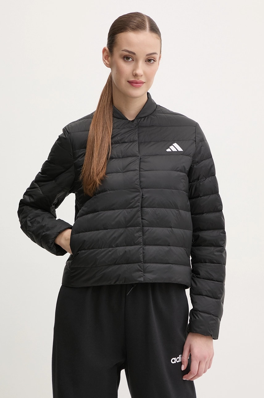 adidas geaca de puf HELIONIC culoarea negru, de tranzitie, JD1087 adidas geaca de puf HELIONIC culoarea negru, de tranzitie, JD1087
