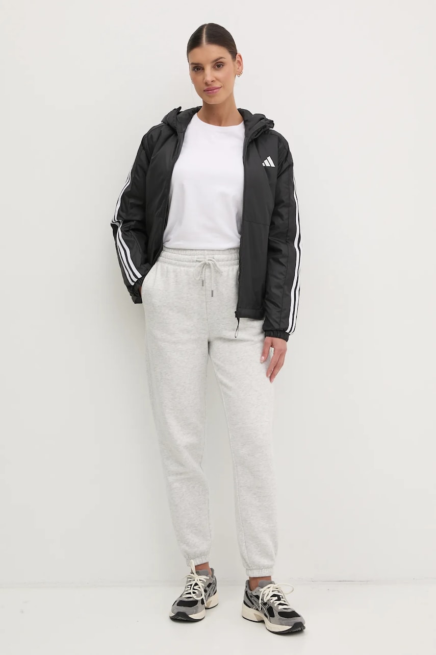 Куртка adidas Essential цвет чёрный переходная JD1025 Куртка adidas Essential цвет чёрный переходная JD1025