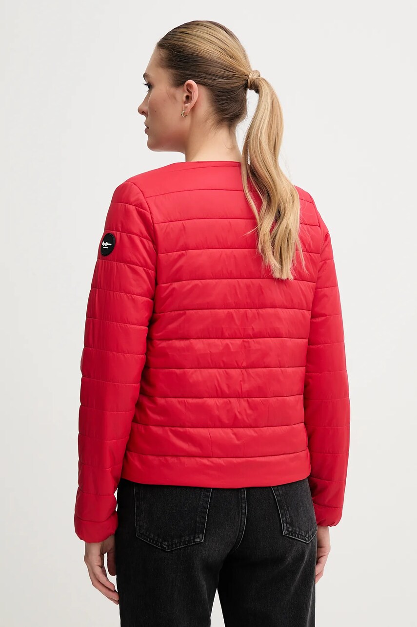 Pepe Jeans rövid kabát JANE piros, átmeneti, PL402585 termék 2. képe