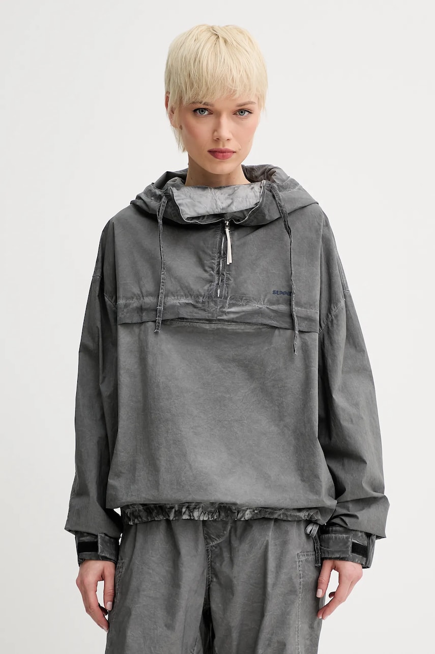 Sunnei geacă culoarea gri, de tranzitie, RTWXOUW019