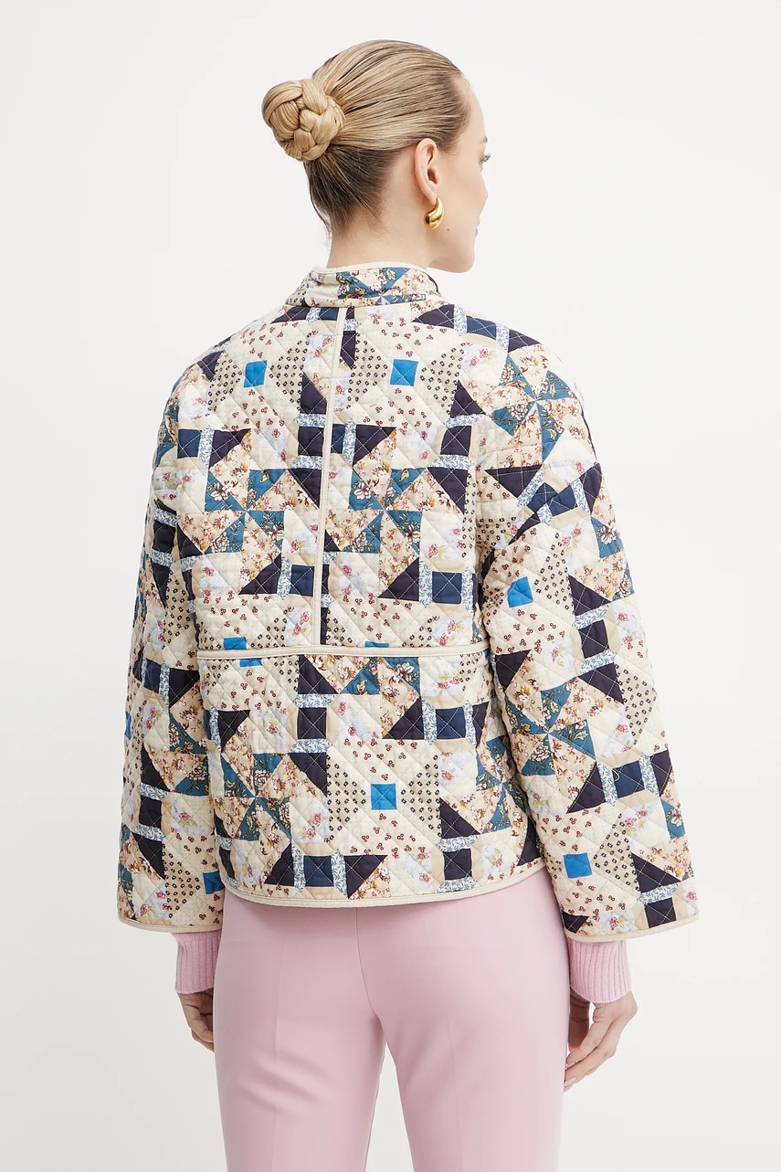 Βαμβακερό μπουφάν Weekend Max Mara χρώμα: πολύχρωμο, 2515081081600 φωτογραφία