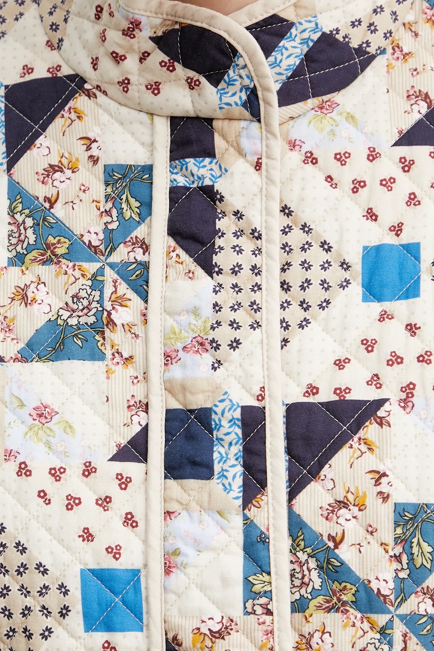 Βαμβακερό μπουφάν Weekend Max Mara χρώμα: πολύχρωμο, 2515081081600 φωτογραφία