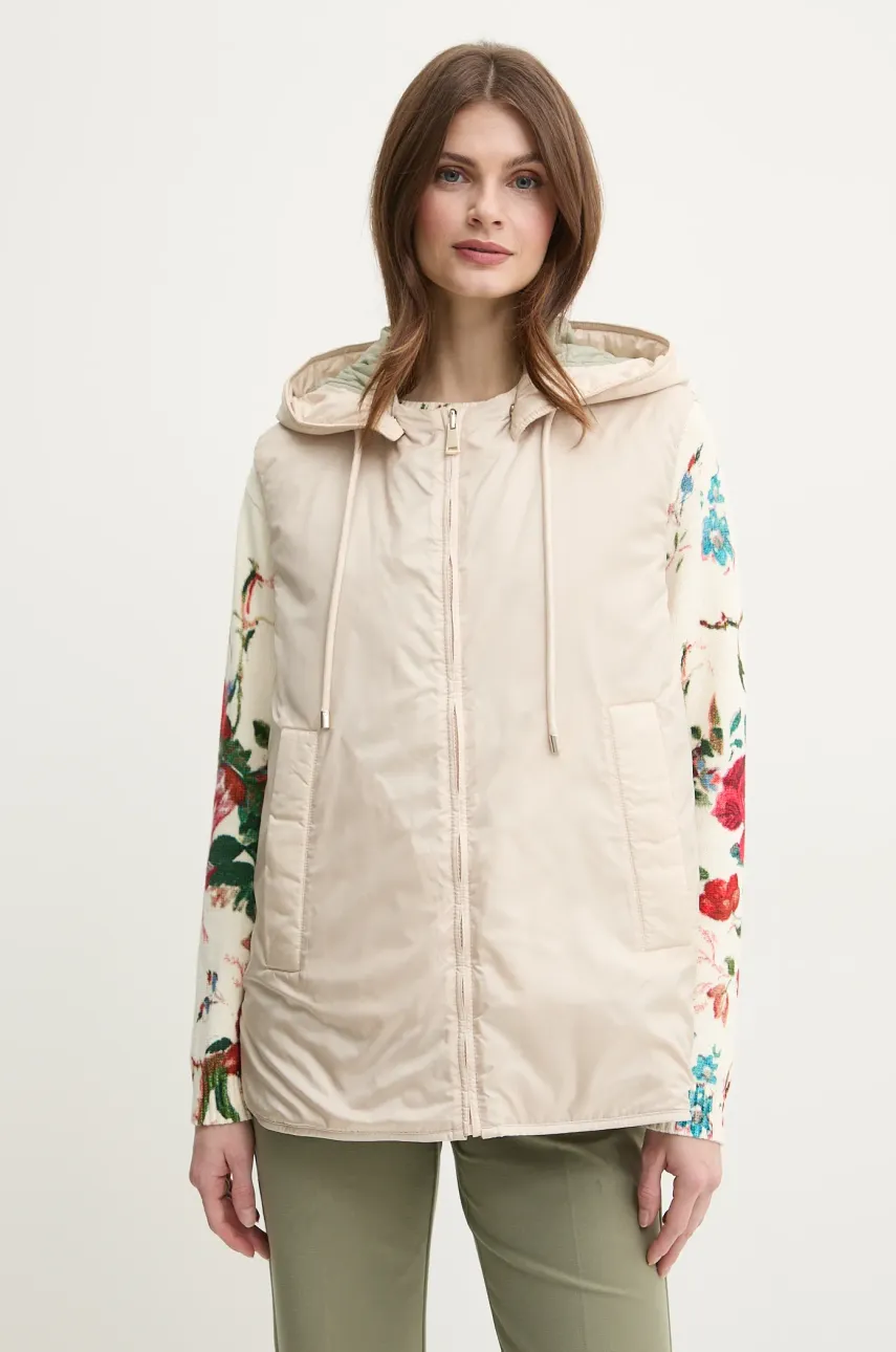 Levně Oboustranná vesta Weekend Max Mara béžová barva, 2515291011600