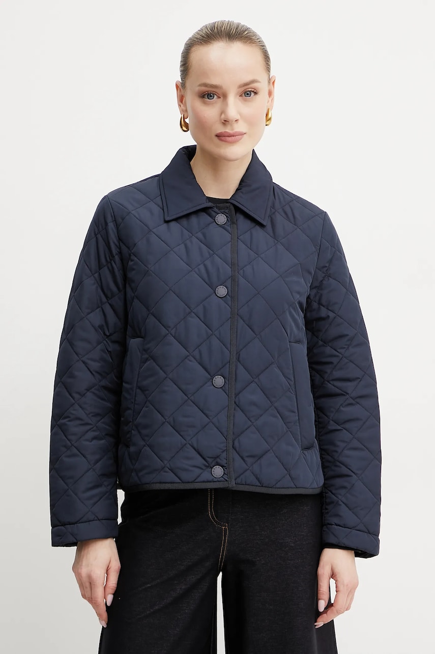 Weekend Max Mara geaca culoarea albastru marin, de tranzitie, 2515481021600 Weekend Max Mara geaca culoarea albastru marin, de tranzitie, 2515481021600