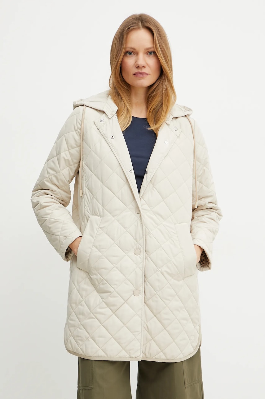 Weekend Max Mara geaca culoarea bej, de tranzitie, 2515491011600 Weekend Max Mara geaca culoarea bej, de tranzitie, 2515491011600