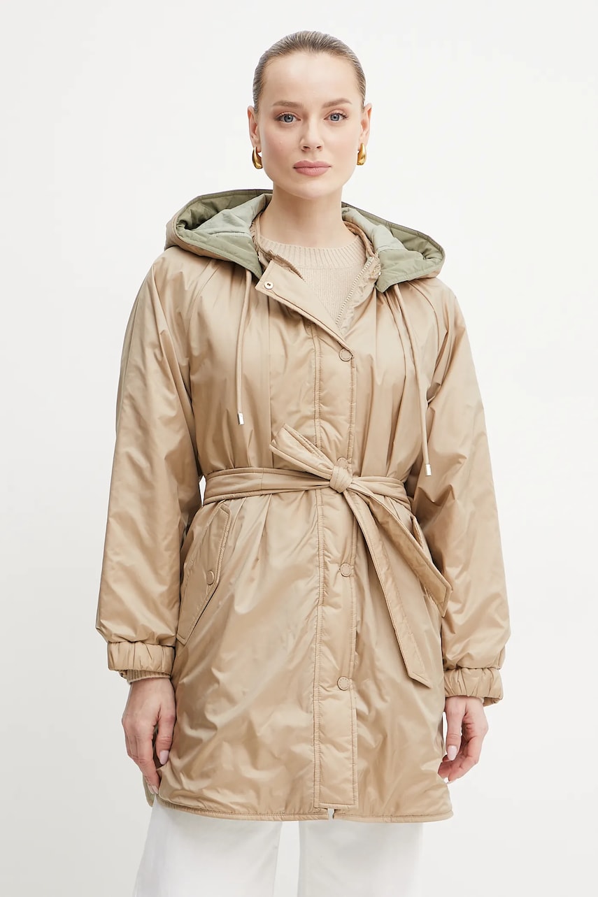 Двусторонняя куртка Weekend Max Mara цвет бежевый переходная 2515491031600 Двусторонняя куртка Weekend Max Mara цвет бежевый переходная 2515491031600