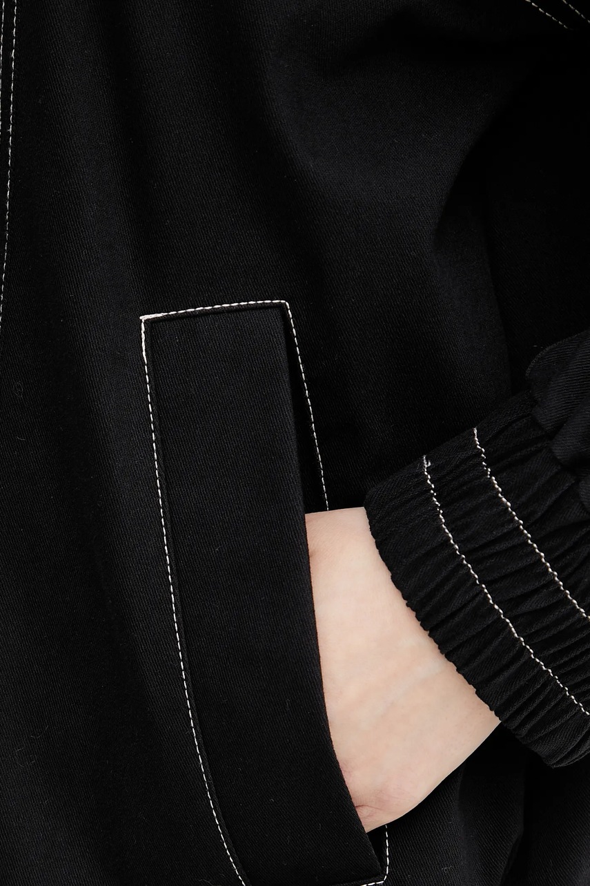 Μπουφάν MM χρώμα: μαύρο, 2516911018600 φωτογραφία