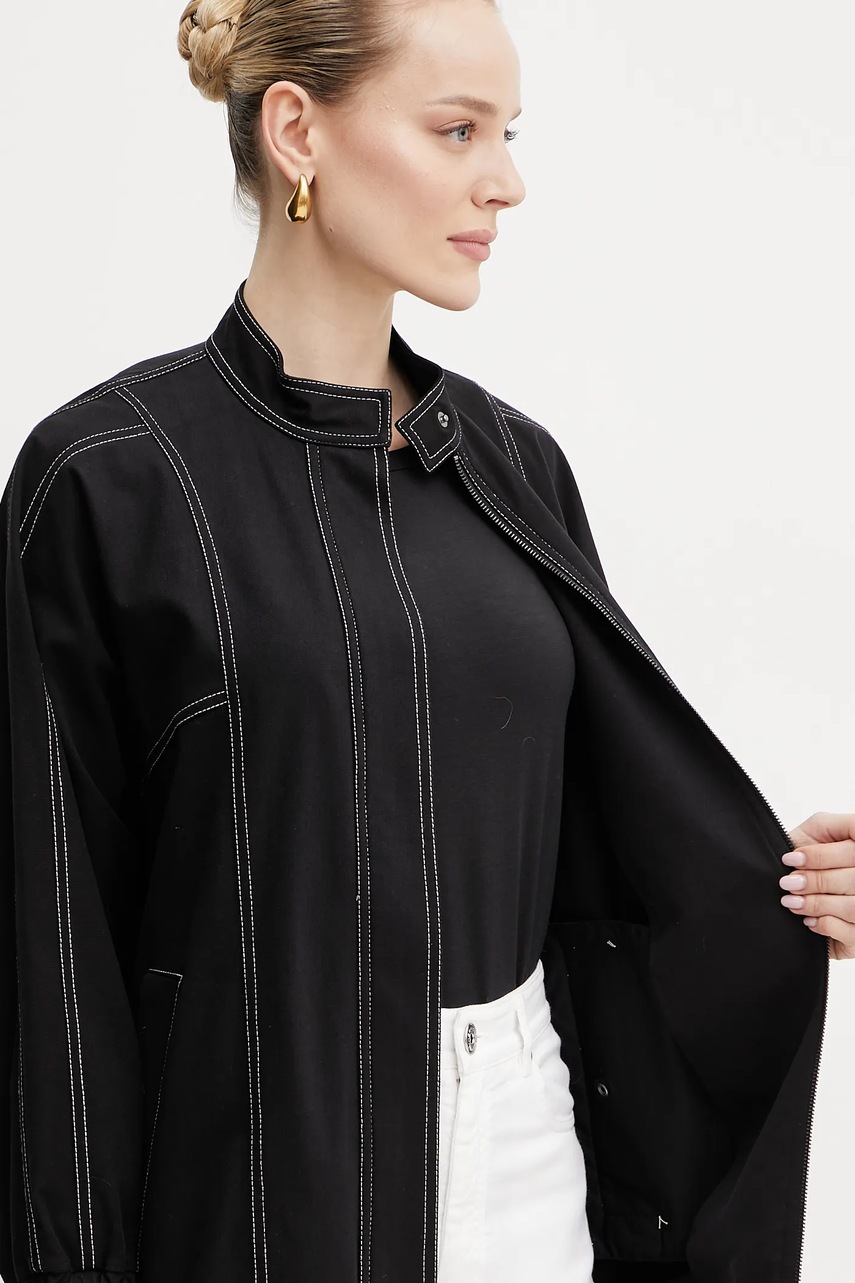 Μπουφάν MM χρώμα: μαύρο, 2516911018600 φωτογραφία