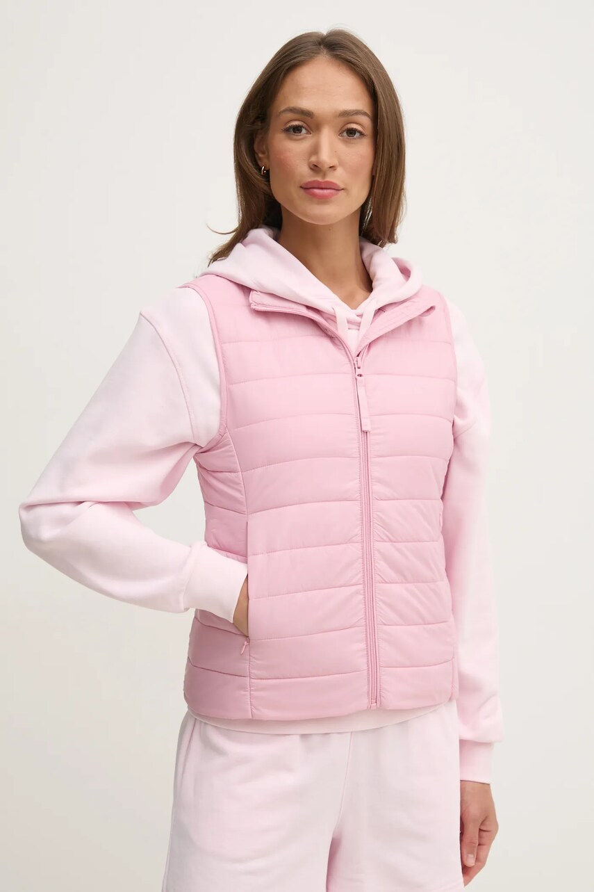 United Colors of Benetton vesta femei, culoarea roz, de tranzitie, 2TWDDJ00V