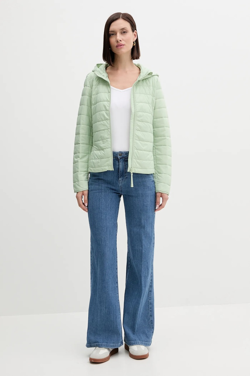 Куртка United Colors of Benetton цвет зелёный демисезонная 2TWDDN07O