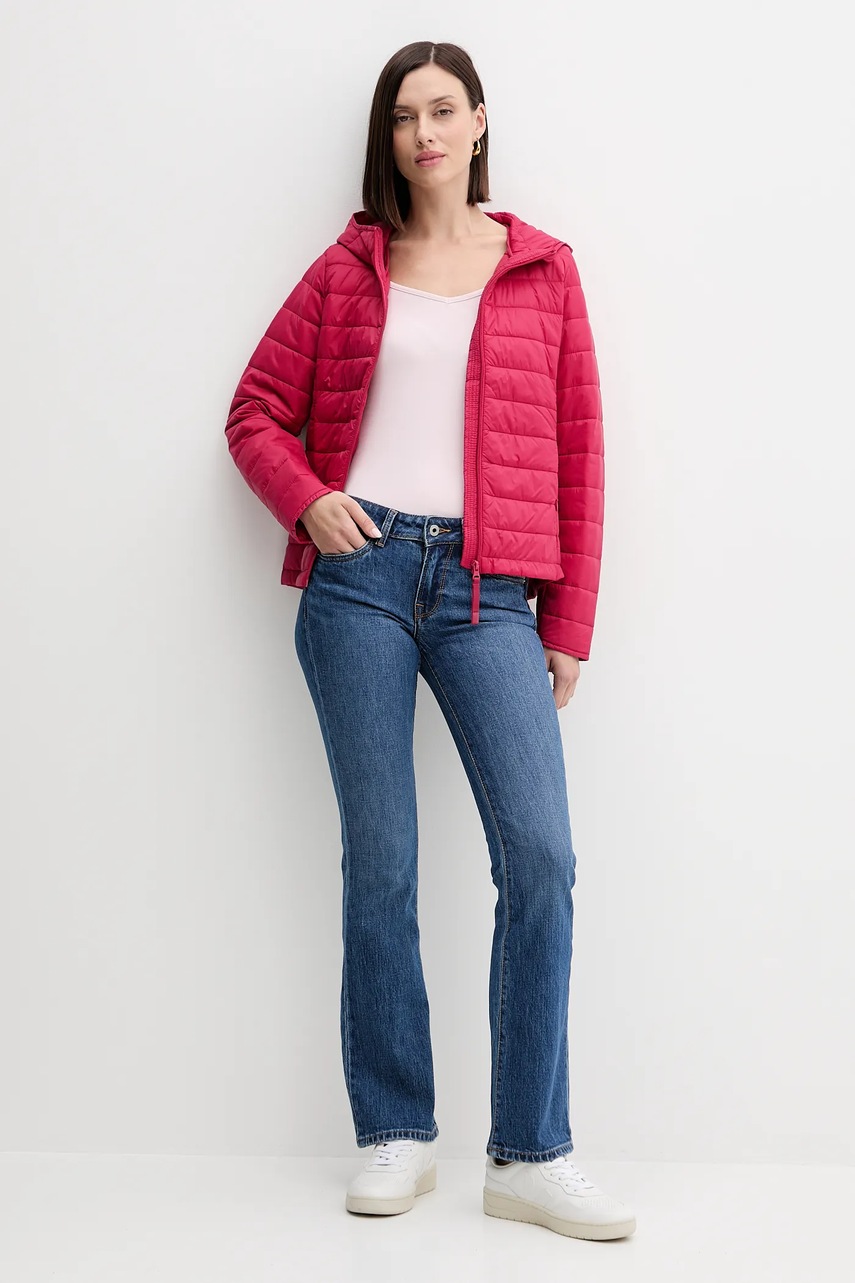 Куртка United Colors of Benetton цвет зелёный демисезонная 2TWDDN07O