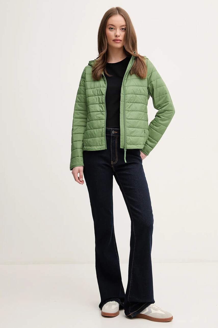 Куртка United Colors of Benetton цвет зелёный переходная 2TWDDN07O Куртка United Colors of Benetton цвет зелёный переходная 2TWDDN07O