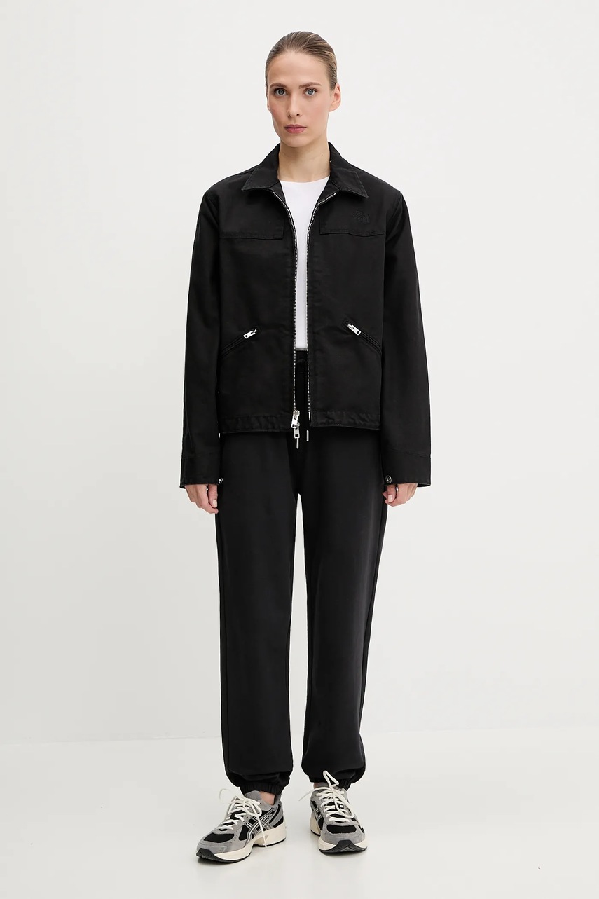 Βαμβακερό μπουφάν The North Face Cedar Canvas Work φωτογραφία