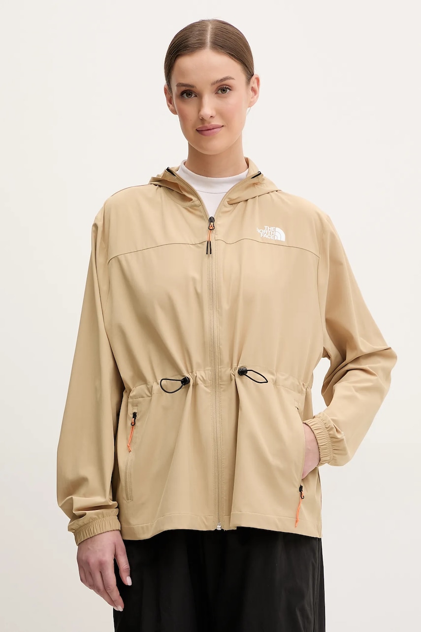 The North Face windbreaker Mountain Athletics culoarea bej, de tranzitie, NF0A8BFQLK51