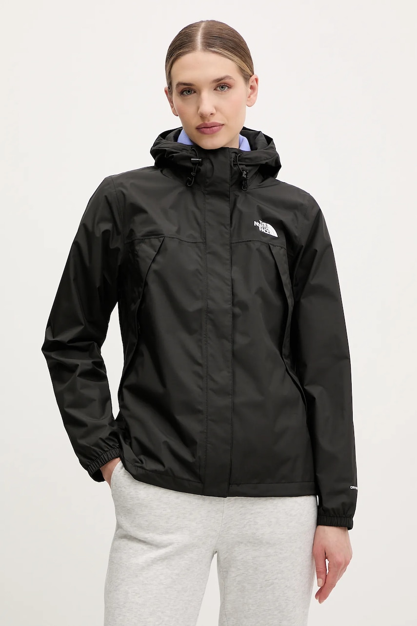 The North Face kurtka Antora Rain kolor czarny przejściowa NF0A8BKDJK31