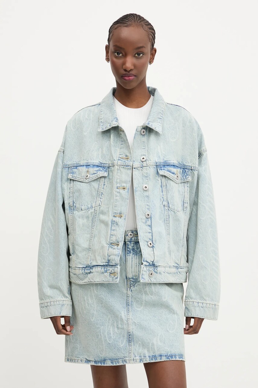 Hugo Blue geaca jeans de tranzitie, 50534757