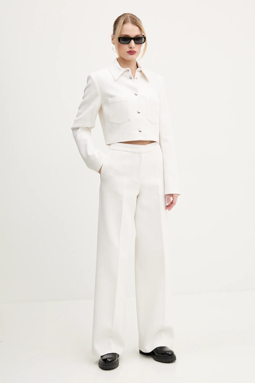 Пиджак HUGO цвет бежевый однобортный однотонный 50538133