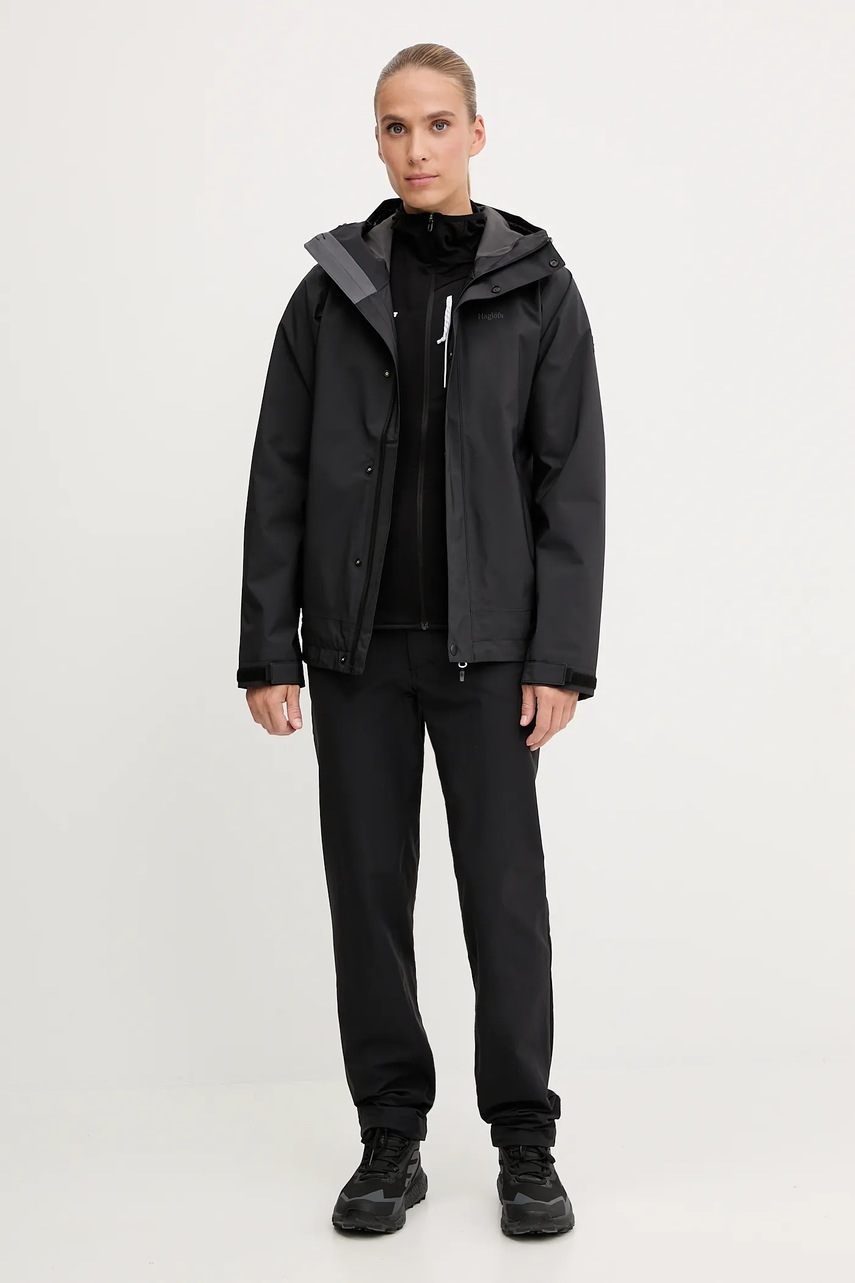 Дождевик Haglöfs Breeze цвет красный 607681