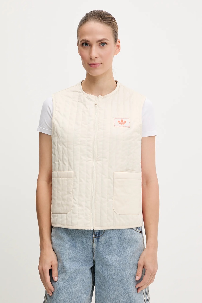 Безрукавка adidas Originals цвет бежевый переходная KC0674