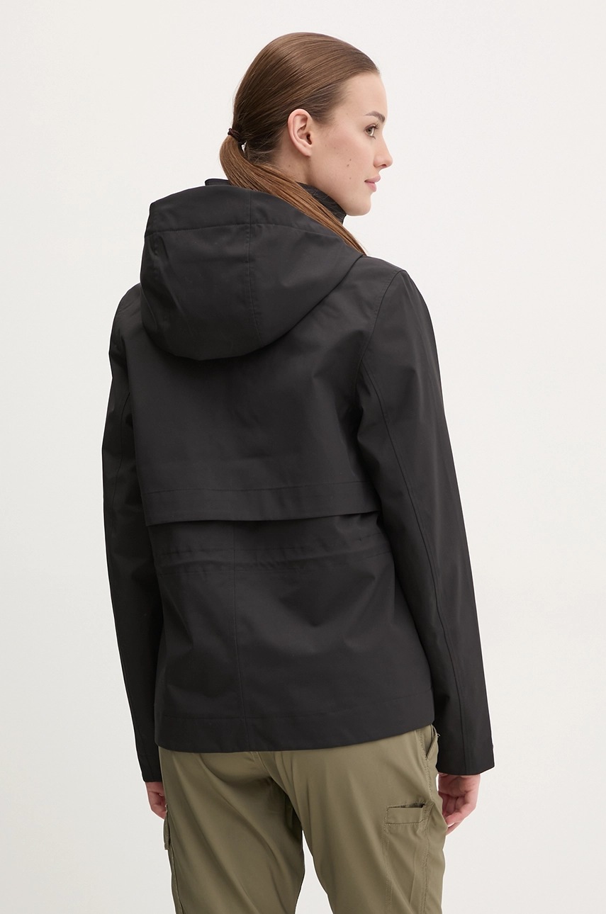 Μπουφάν Didriksons MABEL χρώμα: μαύρο, 505722 φωτογραφία