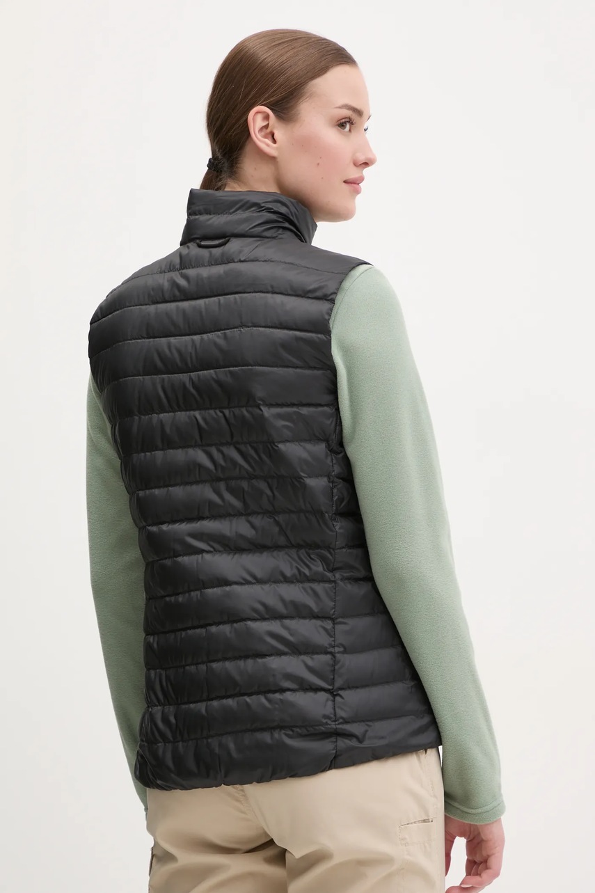 Спортивний пуховий жилет Jack Wolfskin Pilvi Down колір чорний перехідний 1207771 