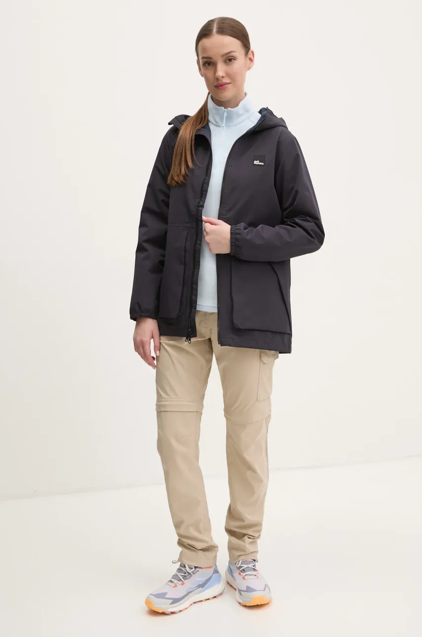 Куртка Jack Wolfskin Terraview 2L цвет синий переходная A63831 Куртка Jack Wolfskin Terraview 2L цвет синий переходная A63831