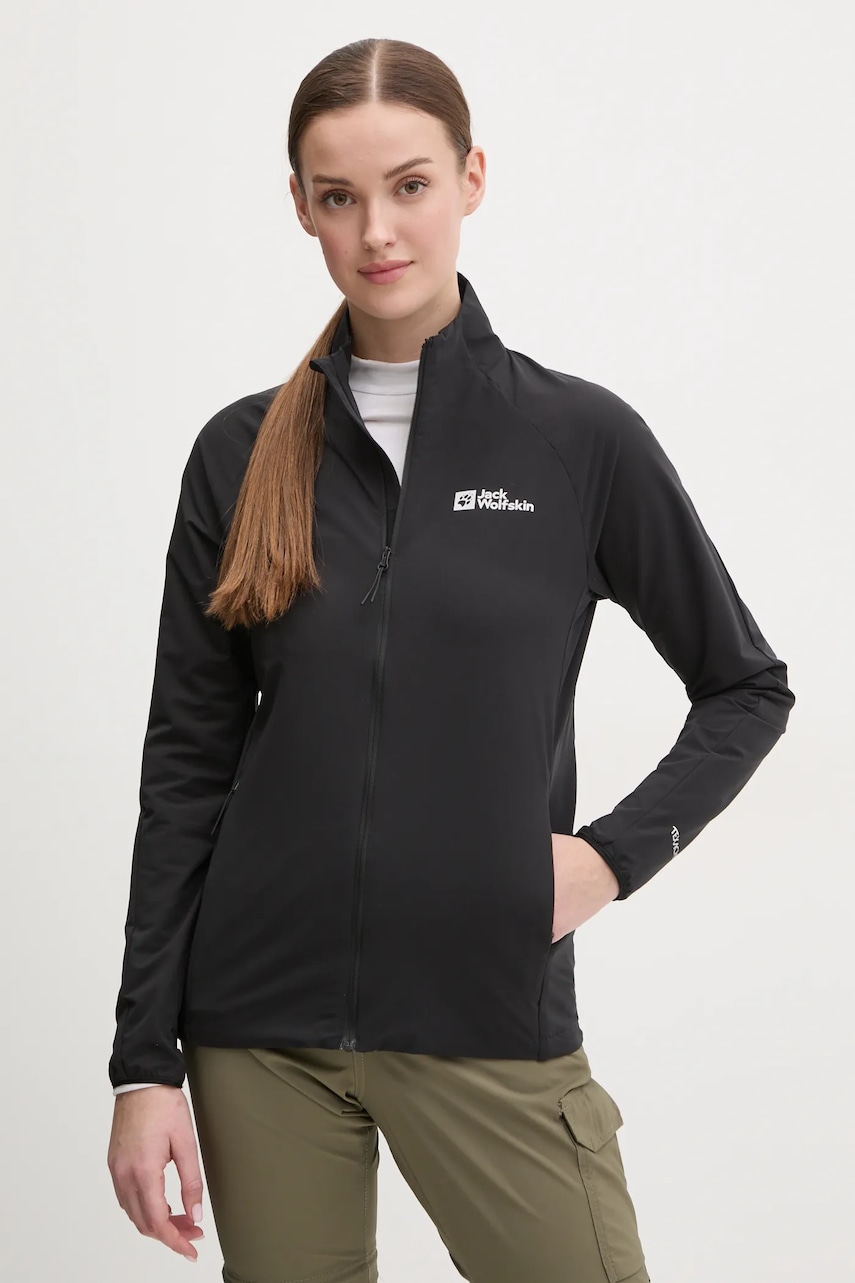 Jack Wolfskin geaca sport Prelight Stride culoarea negru, A63776