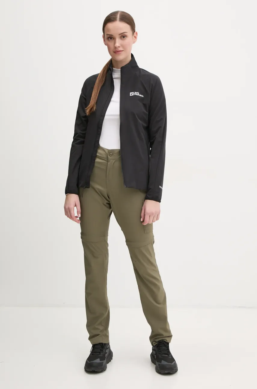 Спортивная куртка Jack Wolfskin Prelight Stride цвет чёрный A63776 Спортивная куртка Jack Wolfskin Prelight Stride цвет чёрный A63776