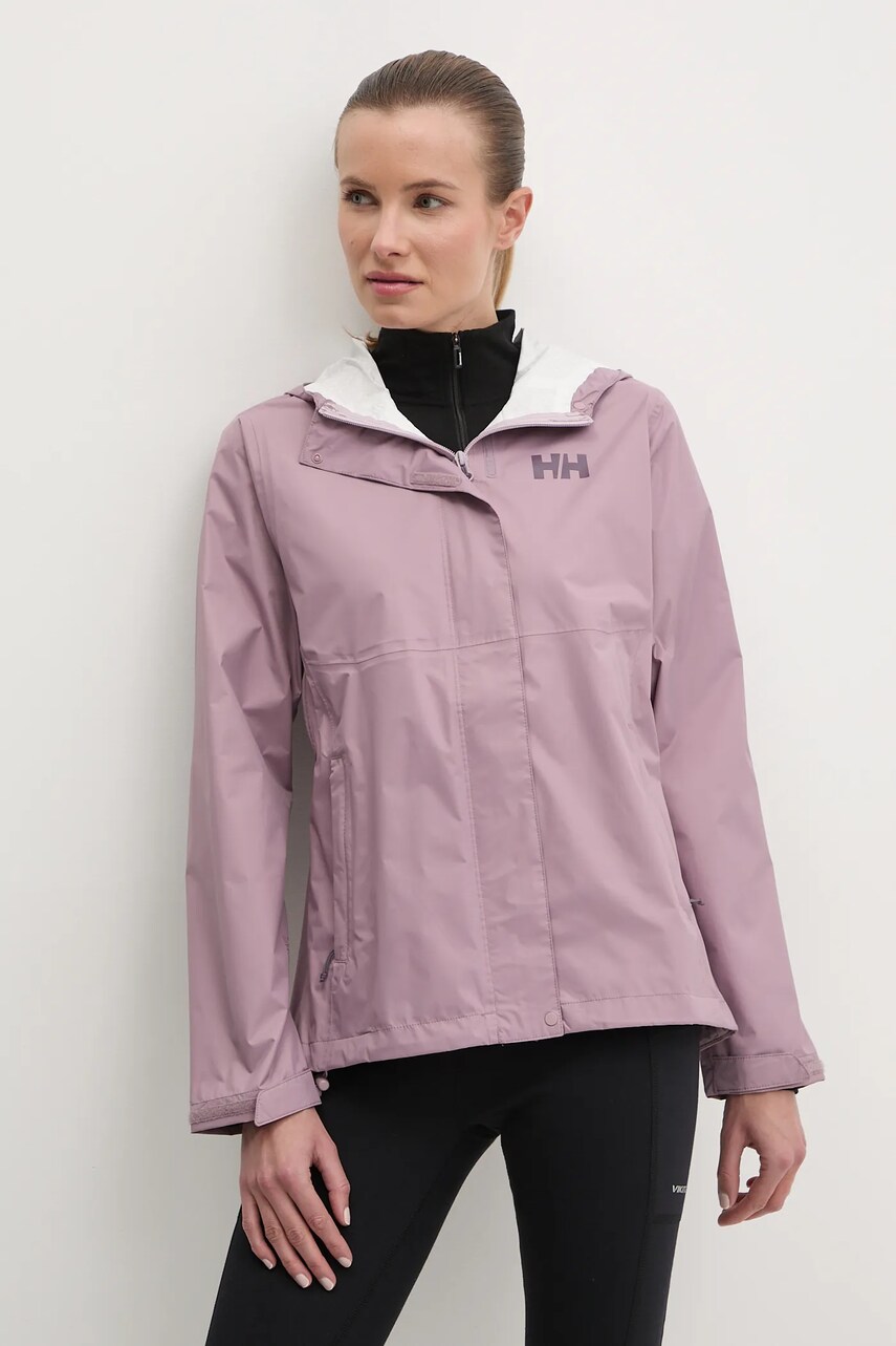 Helly Hansen jachetă de exterior Loke culoarea roz, 63397