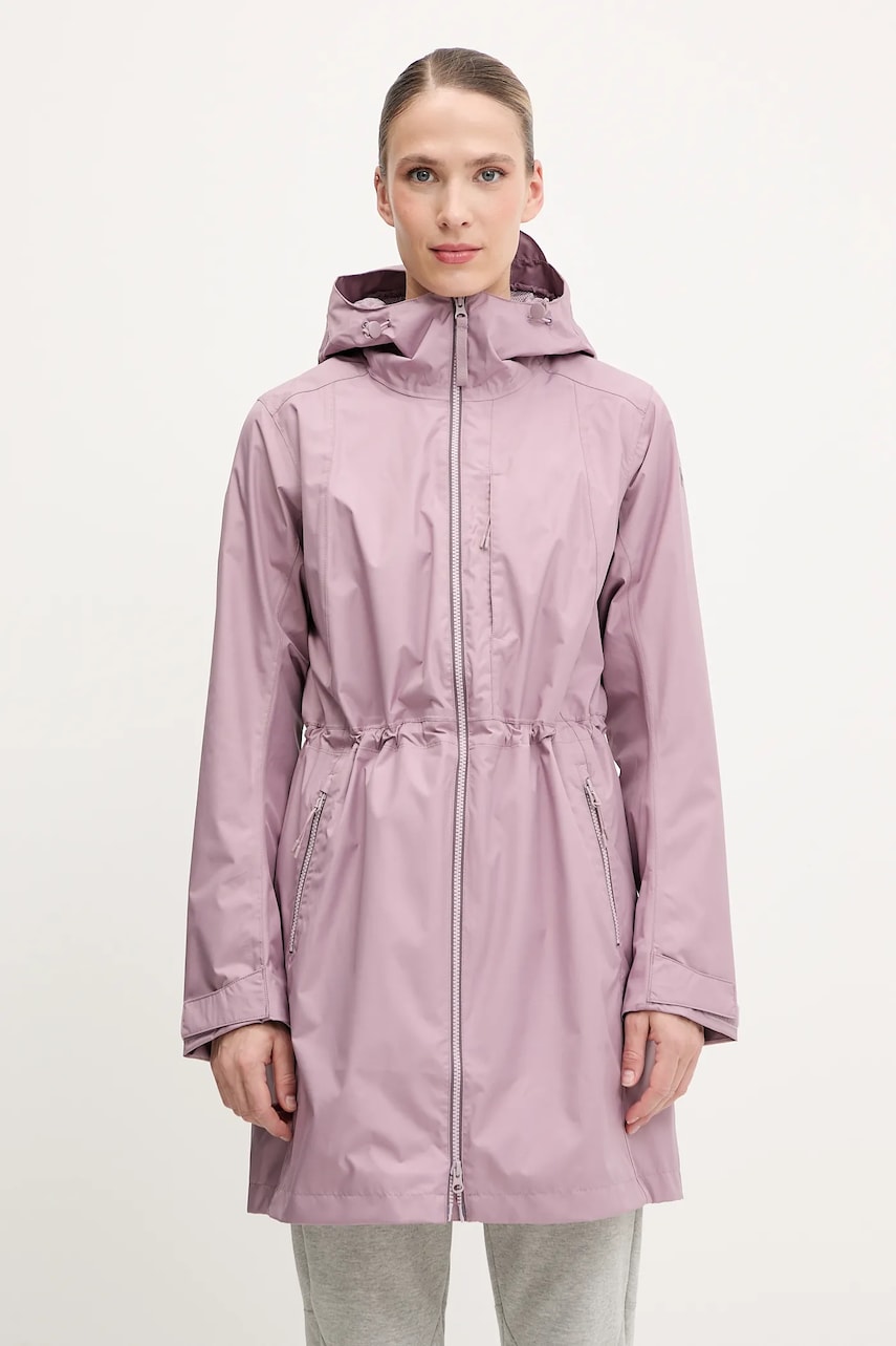 Helly Hansen geacă de ploaie Westport femei, culoarea violet, 54342