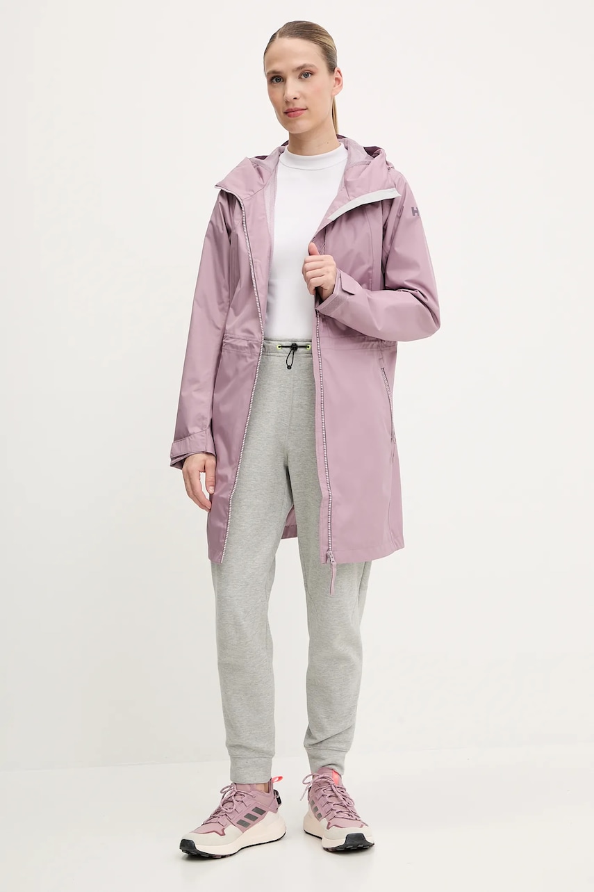 Дождевик Helly Hansen Westport женская цвет фиолетовый 54342 Дождевик Helly Hansen Westport женская цвет фиолетовый 54342