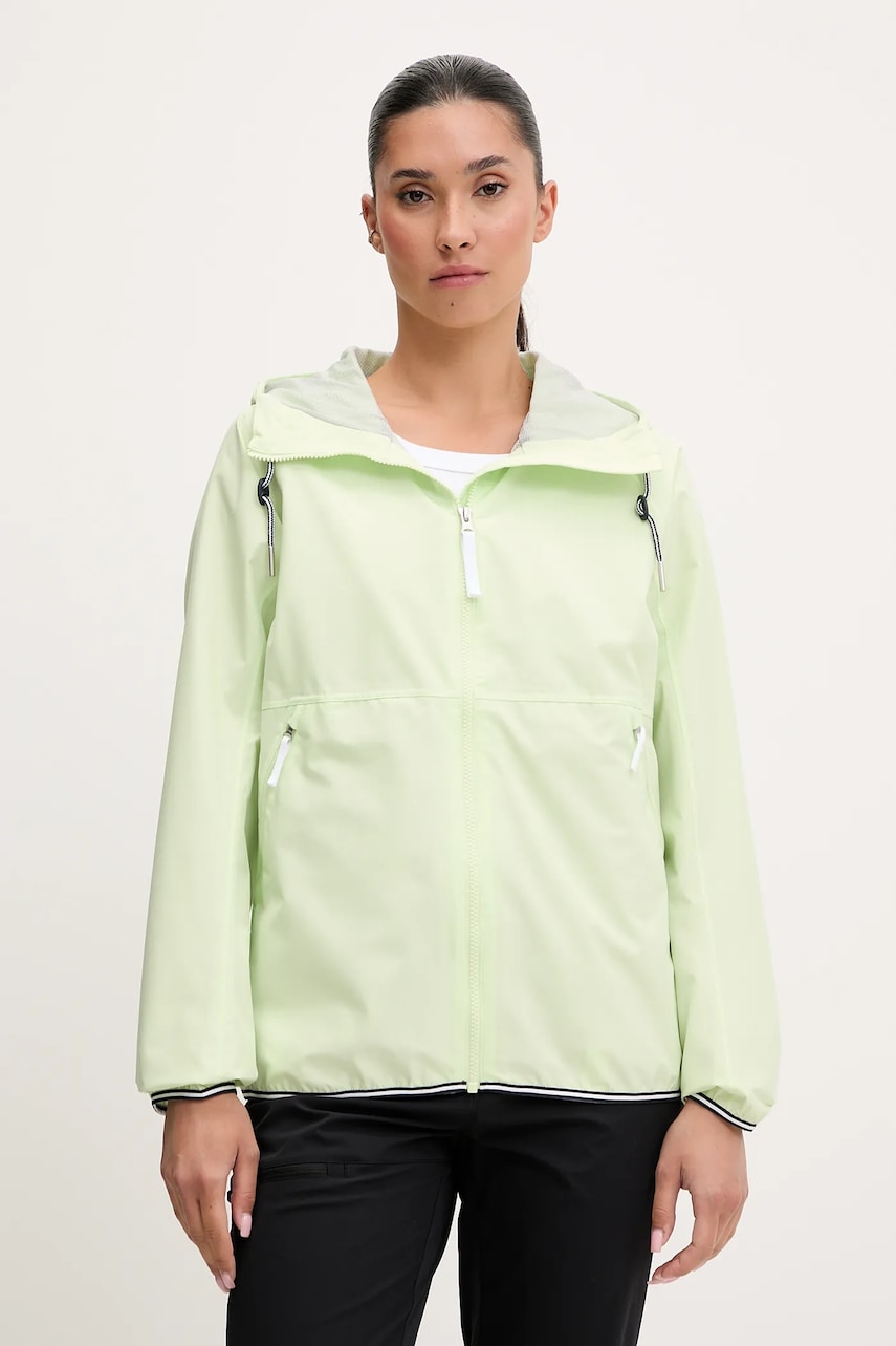 Helly Hansen geaca de ploaie Koster femei, culoarea verde, 54378