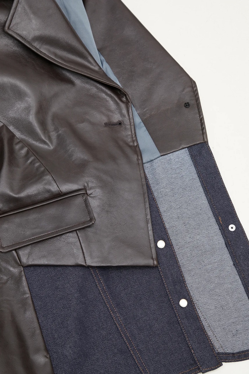 Andersson Bell marynarka Hybrid Faux-Leather Blazer (zdjęcie 5)