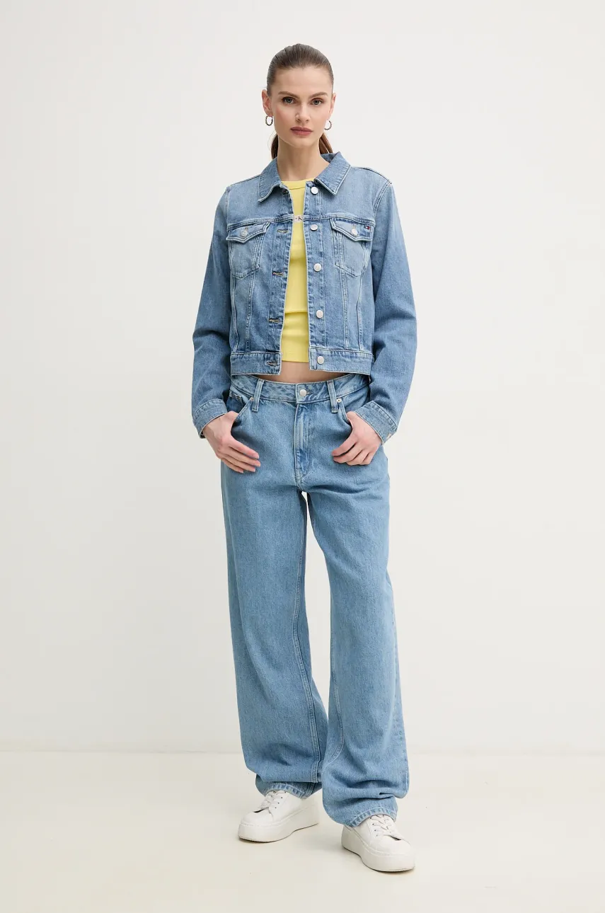 Джинсовая куртка Tommy Hilfiger женская переходная WW0WW44373 Джинсовая куртка Tommy Hilfiger женская переходная WW0WW44373