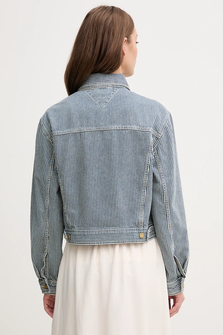 Tommy Hilfiger farmerdzseki átmeneti, oversize, WW0WW44375 termék 2. képe