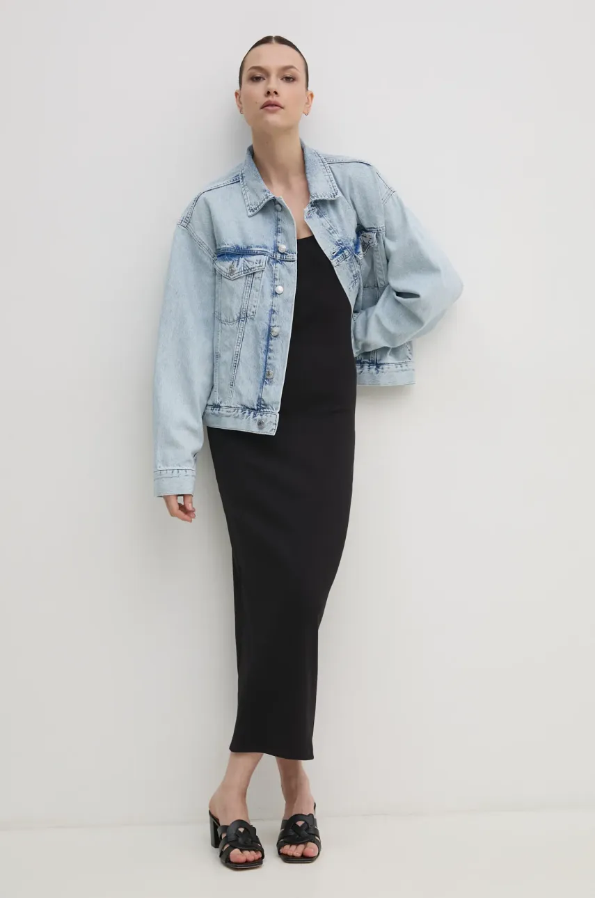 Джинсовая куртка Calvin Klein Jeans женская переходная J20J225186 Джинсовая куртка Calvin Klein Jeans женская переходная J20J225186