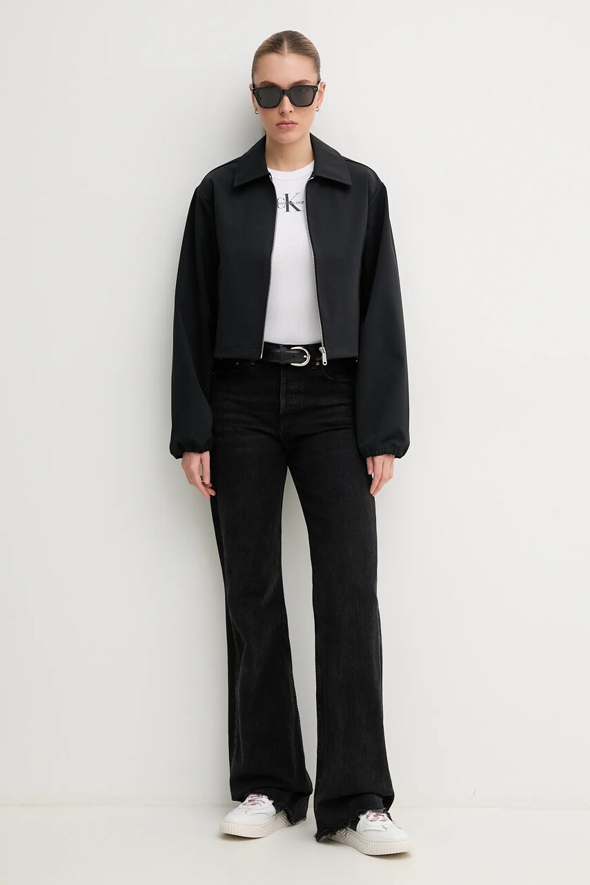 Куртка Calvin Klein Jeans цвет чёрный переходная J20J225213 Куртка Calvin Klein Jeans цвет чёрный переходная J20J225213