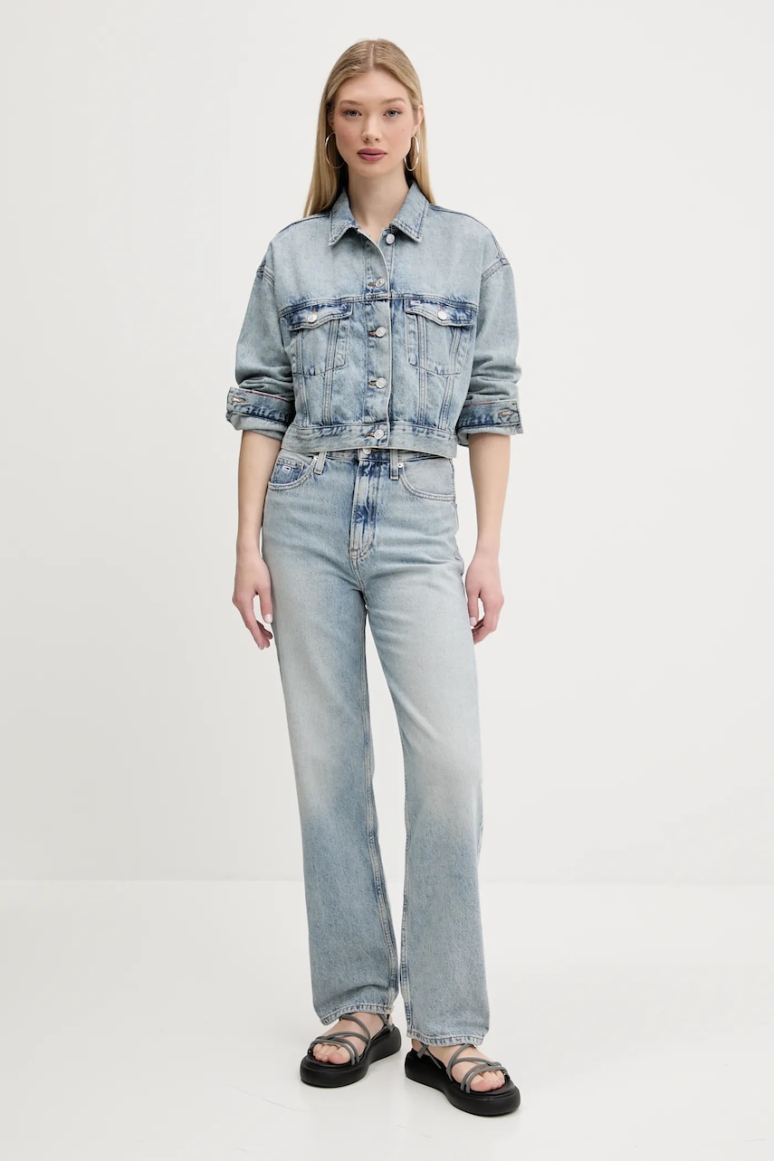 Джинсовая куртка Tommy Jeans переходная oversize DW0DW21289 Джинсовая куртка Tommy Jeans переходная oversize DW0DW21289