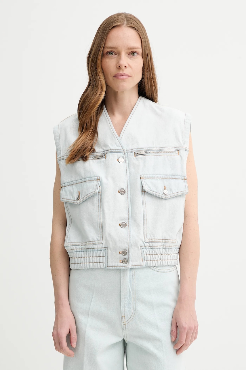 Bally vestă de blugi de tranzitie, WOU07Q Bally vestă de blugi de tranzitie, WOU07Q