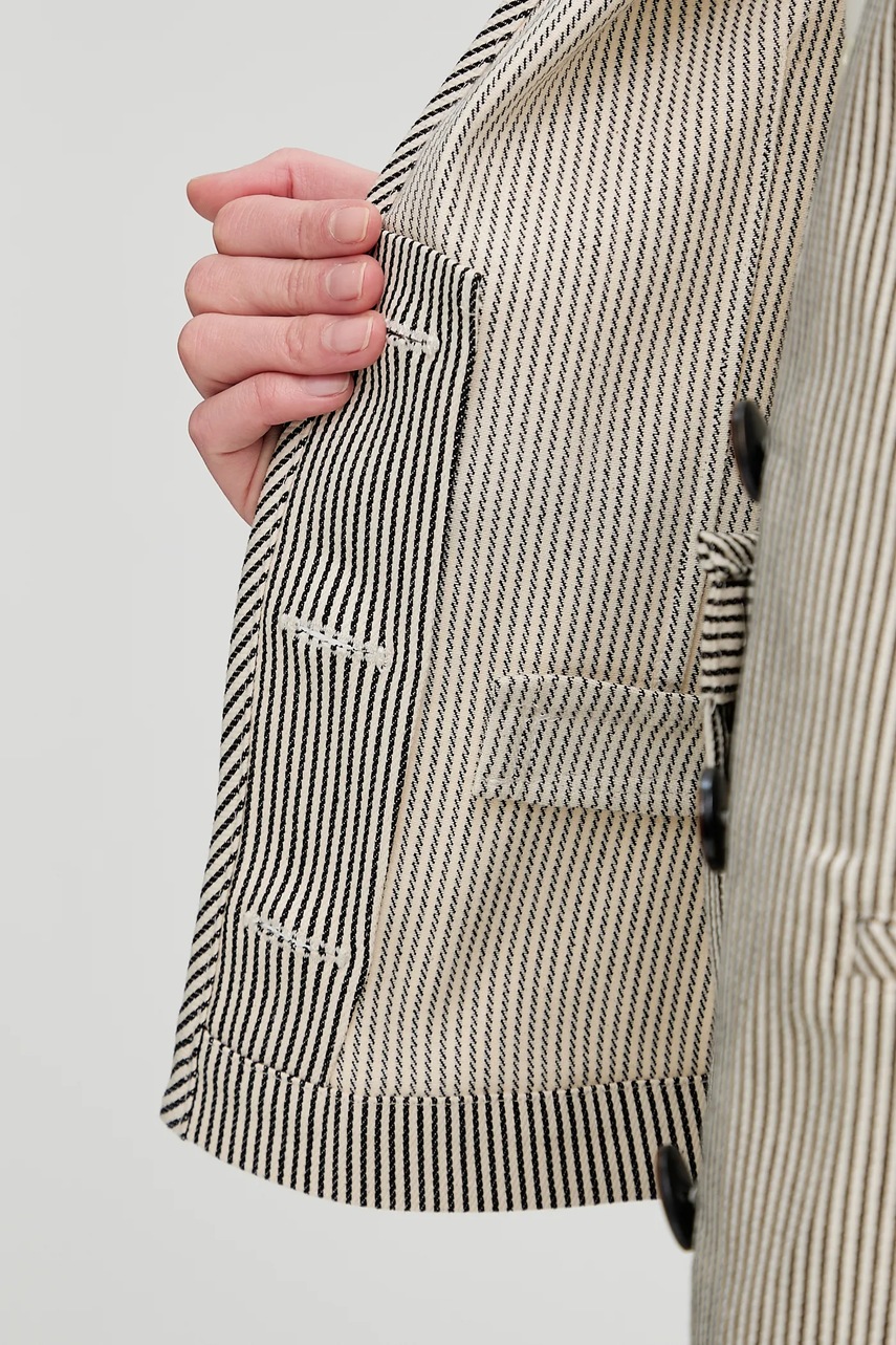 Βαμβακερό γιλέκο Sessun χρώμα: μπεζ, 25213012 φωτογραφία