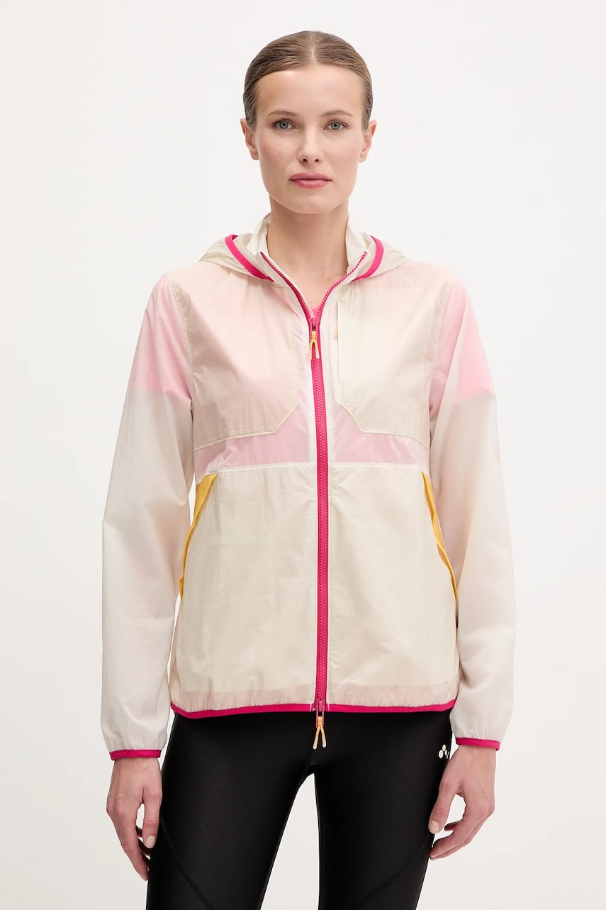Under Armour windbreaker Launch Trail culoarea bej, 1383358