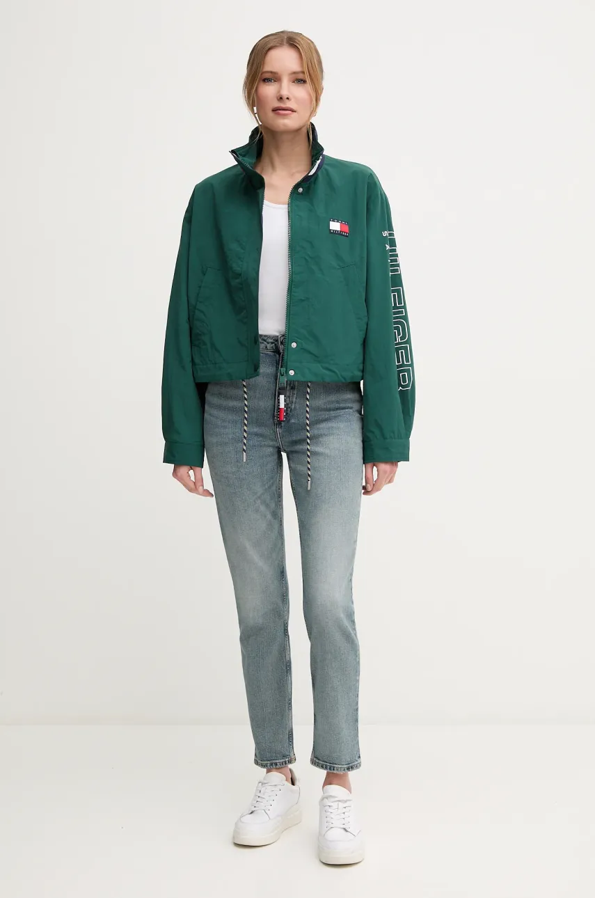 Куртка Tommy Hilfiger SAILING женская цвет зелёный переходная WW0WW45934 Куртка Tommy Hilfiger SAILING женская цвет зелёный переходная WW0WW45934