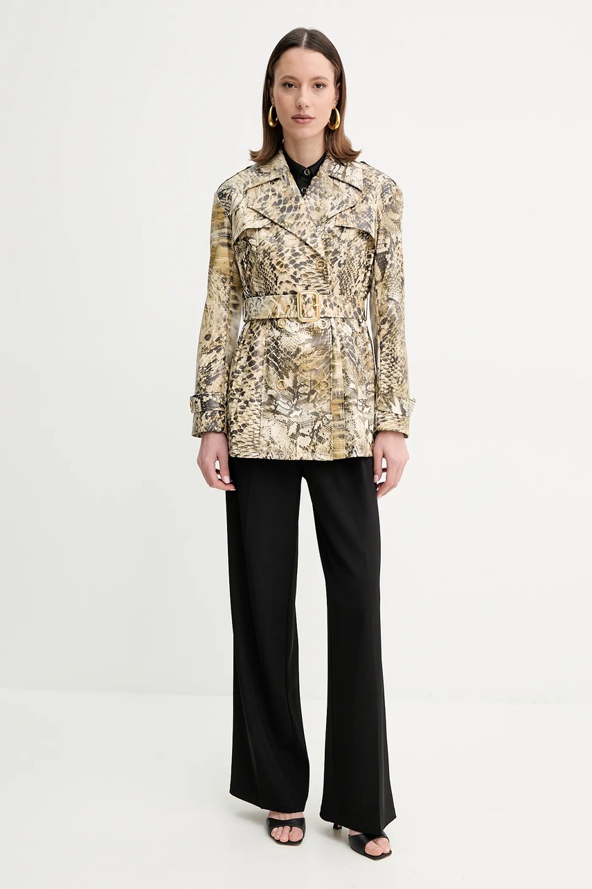 Παλτό Marciano by Guess NATALIE χρώμα: μπεζ, 5GGL08 7308A φωτογραφία